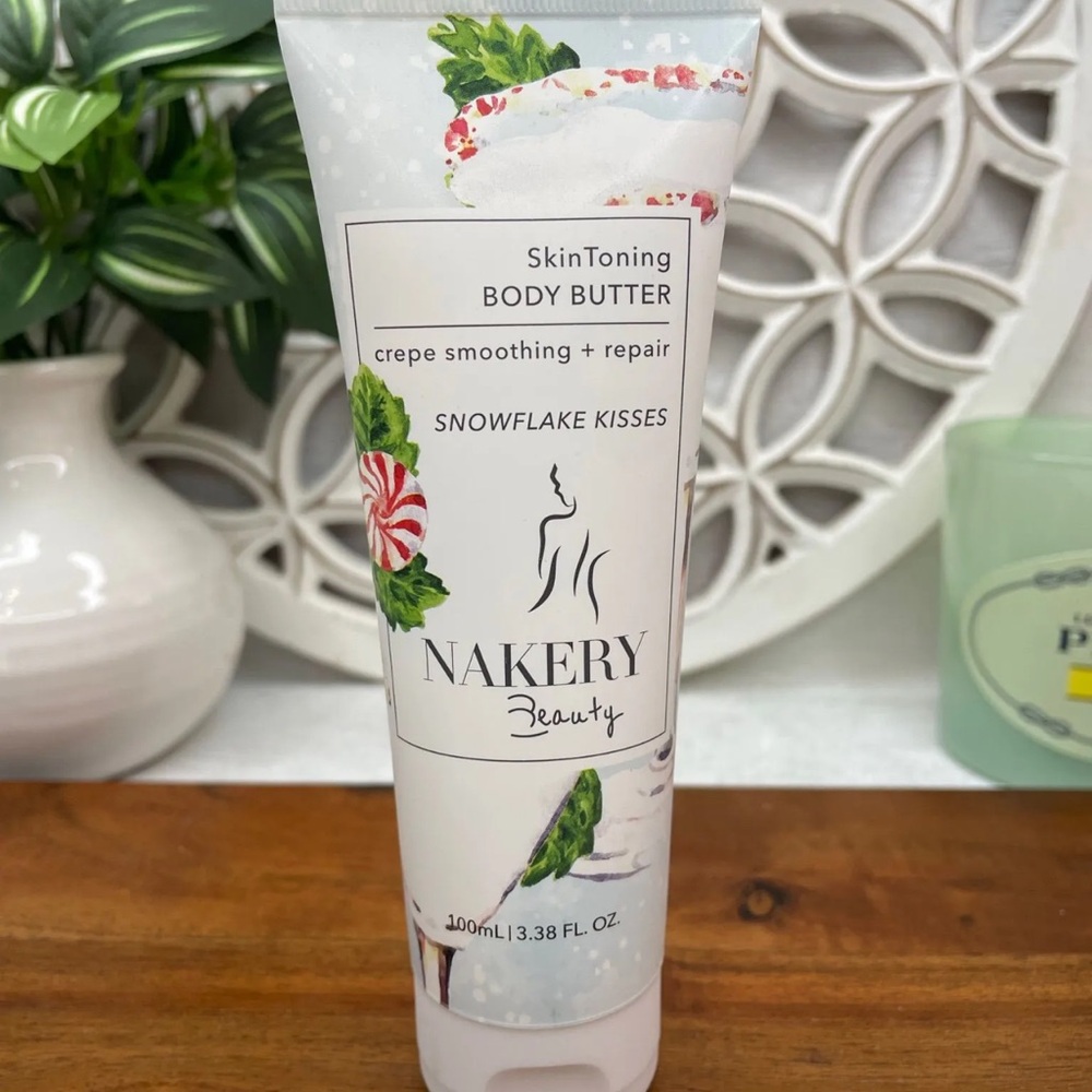 Nakery Beauty Snowflake Kisses SkinToning Body Butter – White